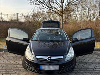Gebraucht Opel Corsa 69 PS (50 kW) 2011 Schwarz Kleinwagen