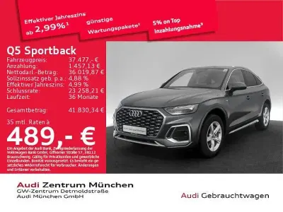 Gebraucht Audi Q5 Sportback S-Line 299 PS (219 kW) 2023 Daytonagrau perleffekt SUV