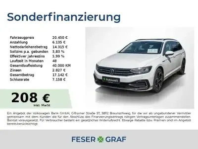 Gebraucht VW Passat GTE 218 PS (160 kW) 2021 Pure white Kombi