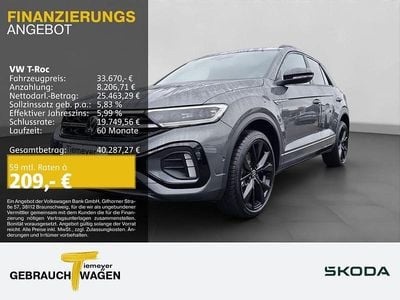 Neu VW T-Roc R-line 150 PS (110 kW) 2025 Grau SUV
