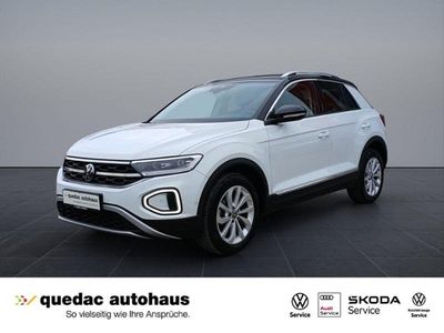 Gebraucht VW T-Roc Style 110 PS (80 kW) 2022 Pure white/schwarz SUV
