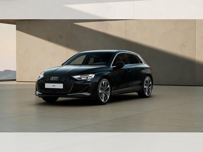 Schwarz (mythosschwarz metallic) Gebraucht 2025 Audi A3 Advanced Plus Limousine | 41.612 € (Etwas zu teuer)
