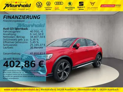 Gebraucht Audi Q3 S-Line 200 PS (147 kW) 2023 Tangorot metallic SUV
