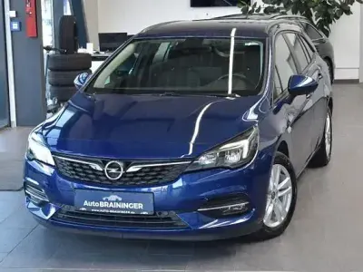 Gebraucht Opel Astra Business 122 PS (89 kW) 2021 Blau Kombi