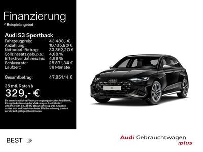 Brugt Audi S3 Ambiente 333 HK (244 kW) 2025 Sort Sedan