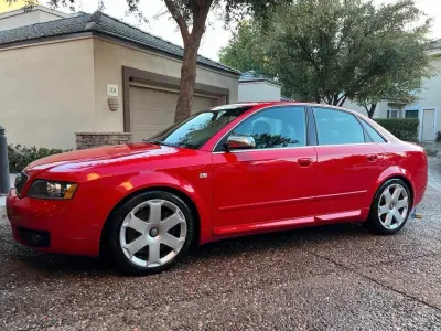 Brugt Audi S4 344 HK (253 kW) 2004 Rød Sedan