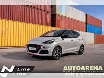 Neu Hyundai i10 N Line 90 PS (66 kW) 2025 Grau (lumen grey/ phantom black / mic) Kleinwagen