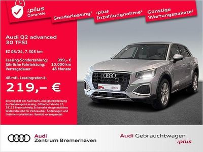 Gebraucht Audi Q2 Advanced Plus 116 PS (85 kW) 2024 Florettsilber metallic SUV