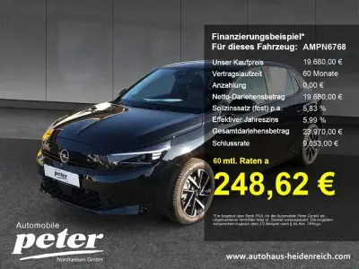 Gebraucht Opel Corsa Edition 110 PS (80 kW) 2025 Met. karbon schwarz Kleinwagen