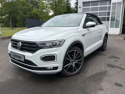 Gebraucht VW T-Roc Cabriolet R-line 150 PS (110 kW) 2020 Pure white (metallic) Cabrio