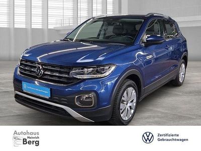 Gebraucht VW T-Cross Style 110 PS (80 kW) 2021 Reef blue metallic SUV