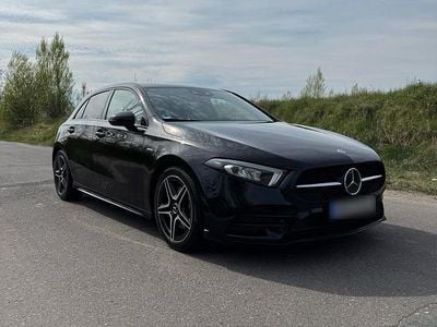 Second-hand Mercedes A220 AMG line 190 CP (139 kW) 2021 Negru Berlinǎ