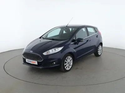 Gebraucht Ford Fiesta Titanium 125 PS (91 kW) 2017 Blau Kleinwagen