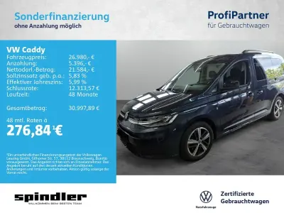 Gebraucht VW Caddy Move 122 PS (89 kW) 2021 Starlight blue metallic Van / Kleinbus