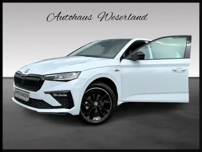 Gebraucht Skoda Scala Monte Carlo 116 PS (85 kW) 2024 Weiß Kleinwagen