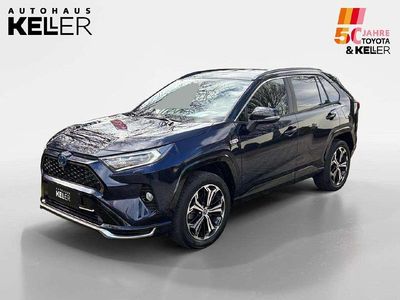 Gebraucht Toyota RAV4 Hybrid 306 PS (225 kW) 2022 Nagoyablau metallic / dach schwarz SUV