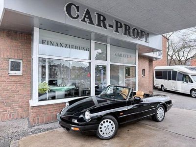 Gebraucht Alfa Romeo Spider 120 PS (88 kW) 1990 Schwarz Cabrio