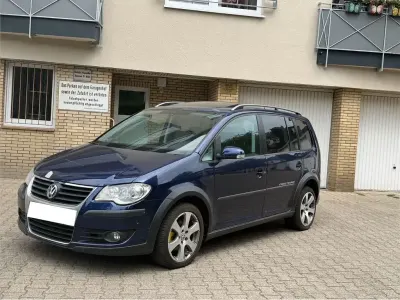 Gebraucht VW Touran Cross Highline 170 PS (125 kW) 2008 Blau Van / Kleinbus