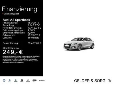 Brugt Audi A3 Advanced 116 HK (85 kW) 2023 Hvid Sedan