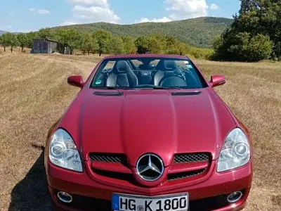 Brugt Mercedes SLK200 184 HK (135 kW) 2009 Rød Cabriolet