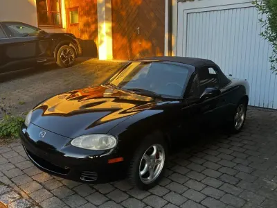 Gebraucht Mazda MX5 110 PS (80 kW) 2001 Schwarz Cabrio