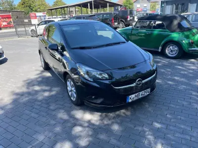 Gebraucht Opel Corsa drive 90 PS (66 kW) 2016 Schwarz Kleinwagen