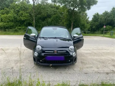 Używany Fiat 500 Rockstar 69 KM (50 kW) 2020 Czarny Kabriolet