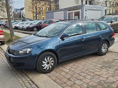 Gebraucht VW Golf VI Comfortline 102 PS (75 kW) 2010 Blau Kleinwagen