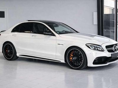 Gebraucht Mercedes C63S AMG AMG 510 PS (375 kW) 2018 Diamantweiß bright designo Limousine