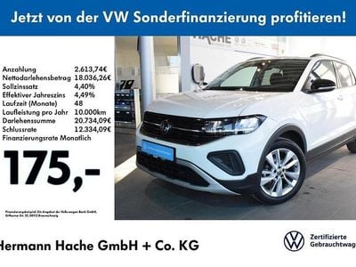 Gebraucht VW T-Cross Goal 95 PS (69 kW) 2025 Weiß SUV