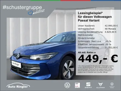 Neu VW Passat 150 PS (110 kW) 2025 Blau Kombi