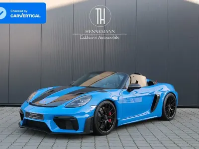 Gebraucht Porsche 718 Spyder 500 PS (367 kW) 2024 Blau Cabrio