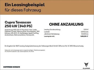 Neu Cupra Tavascan VZ 250 kW (340 PS) 2026 Blau SUV
