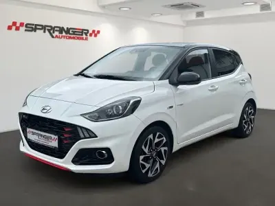 Gebraucht Hyundai i10 N Line 101 PS (74 kW) 2020 Polar white/ black / sol Kleinwagen