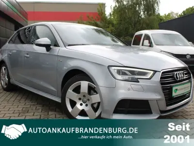 Używany Audi A3 S-Line 150 KM (110 kW) 2018 Srebrny Sedan/Limuzyna