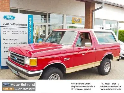 Brugt Ford Bronco 213 HK (156 kW) 1989 Rød SUV