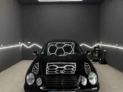 Gebraucht Mercedes CLK430 279 PS (205 kW) 2000 Schwarz Coupé