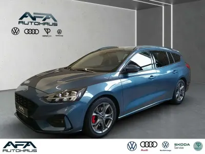 Gebraucht Ford Focus ST-Line 125 PS (91 kW) 2019 Blau Kombi