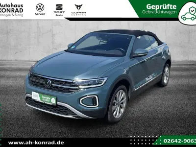 Gebraucht VW T-Roc Cabriolet Style 110 PS (80 kW) 2022 Blau Cabrio