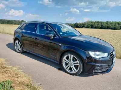 Gebraucht Audi A3 S-Line 140 PS (102 kW) 2014 Schwarz Limousine