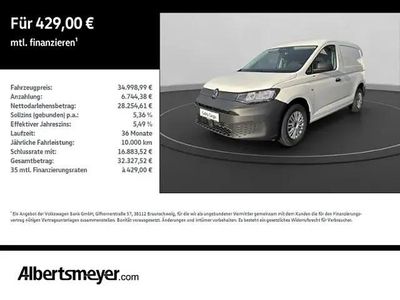 Neu VW Caddy 75 PS (55 kW) 2026 Weiß Van / Kleinbus