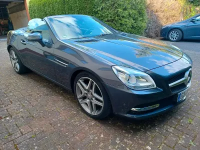 Second-hand Mercedes SLK200 184 CP (135 kW) 2012 Gri Cabrio