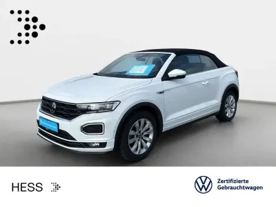 Gebraucht VW T-Roc Cabriolet R-line 150 PS (110 kW) 2021 Pure white/schwarz Cabrio