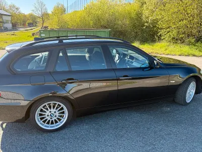 Brugt BMW 318 129 HK (94 kW) 2006 Sort Stationcar