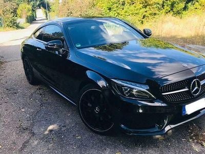 Schwarz Gebraucht 2018 Mercedes C250 AMG line Coupé | 26.900 € (Fairer Preis)