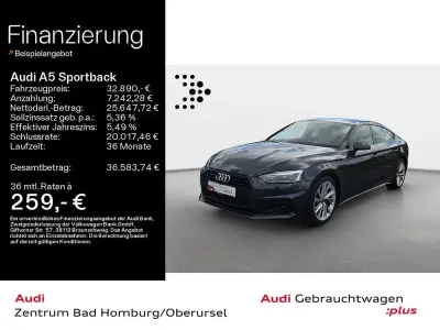 Gebraucht Audi A5 Sportback Advanced Plus 204 PS (150 kW) 2023 Manhattangrau metallic Kleinwagen