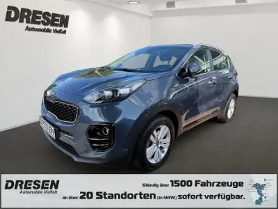 Gebraucht Kia Sportage DREAM-TEAM Edition 132 PS (97 kW) 2018 D7u) planetenblau met. (blau SUV