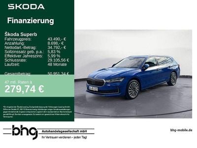 Gebraucht Skoda Superb LAURIN & KLEMENT 193 PS (141 kW) 2025 Blau Kombi