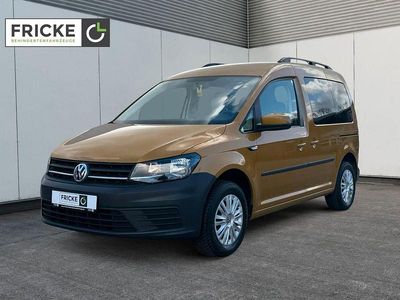 Occasion VW Caddy Trendline 75 ch (55 kW) 2018 Jaune Monospace