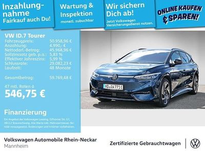 Gebraucht VW ID.7 Pro 210 kW (286 PS) 2025 Aquamarinblau metallic Kombi